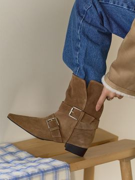 IN THE STAR [Exclusive] IS 241751 IAN BUCKLE BOOTS (2COLORS)