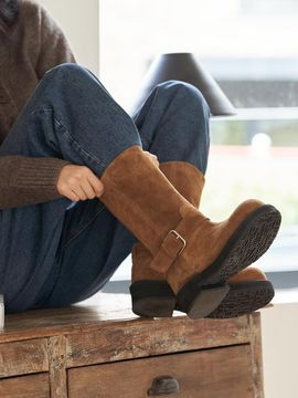 IN THE STAR Handcrafted Premium Leather Middle Boots