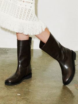 IN THE STAR Middle Wide Boots_Brown