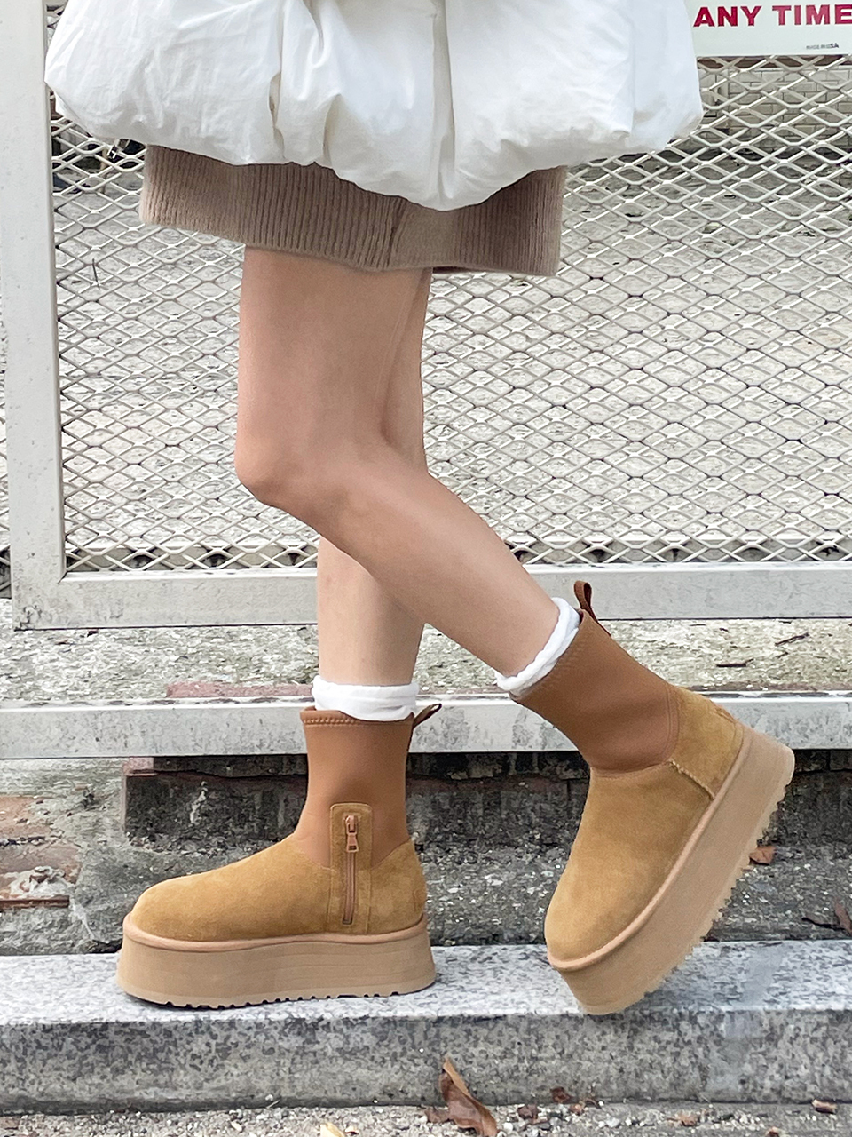 IN THE STAR Suede Platform Winter Boots