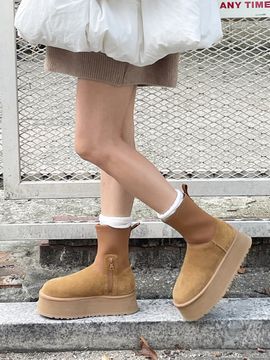 IN THE STAR Suede Platform Winter Boots