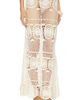 Indah Indah Allegra Solid Flower Maxi Skirt - 2