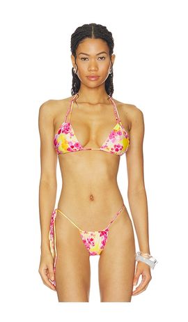 Indah Indah Bongo Tiny Triangle Halter Bikini Top