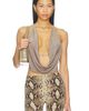 Indah Indah Calla Deep Cowl Halter Neck Top - 1