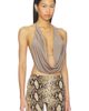 Indah Indah Calla Deep Cowl Halter Neck Top - 2