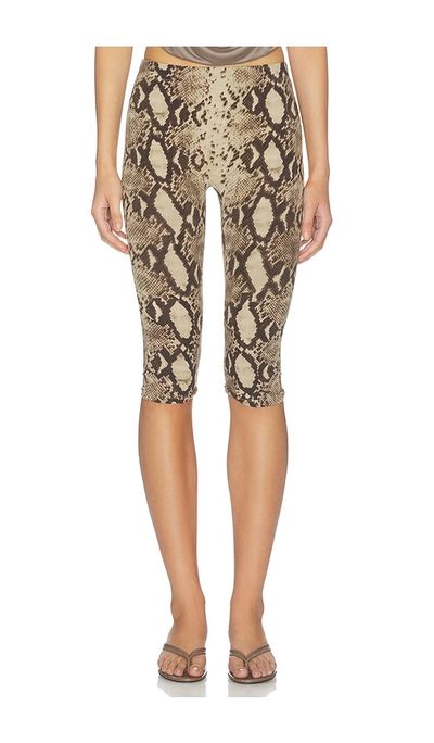 Indah Indah Printed High Waisted Capri Pant