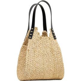 indego africa indego africa Mini Embe Braided Raffia Tote