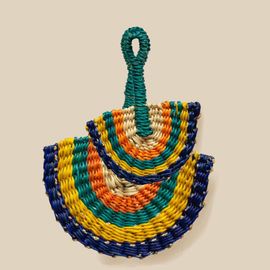 indego africa indego africa Mini Fan Bag Charm