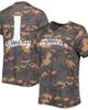 INDUSTRY RAG INDUSTRY RAG Women's Majestic Threads Kyler Murray Camo Arizona Cardinals Name & Number V-Neck Tri-Blend T-Shirt  - 1