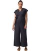 Ingrid & Isabel® Ingrid & Isabel® Arlo Maternity Black Woven Jumpsuit  - 1