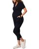 Ingrid & Isabel® Ingrid & Isabel® Crop Jersey Maternity/Nursing Jumpsuit - 1