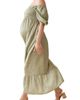Ingrid & Isabel® Ingrid & Isabel® Elbow Sleeve Smocked Bodice Maxi Maternity Sundress - 3
