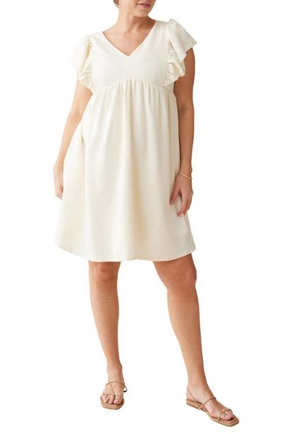 Ingrid & Isabel® Ingrid & Isabel® Flutter Sleeve Maternity/Nursing Dress