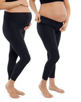 Ingrid & Isabel Ingrid & Isabel Fold-Down Active Leggings, Set of 2