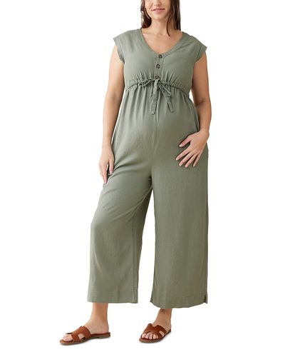 Ingrid & Isabel Ingrid & Isabel Linen Blend Jumpsuit