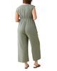 Ingrid & Isabel Ingrid & Isabel Linen Blend Jumpsuit - 2
