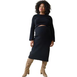 Ingrid & Isabel Ingrid & Isabel Long Sleeve Maternity Sweater Skirt Set