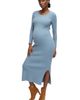Ingrid & Isabel® Ingrid & Isabel® Long Sleeve Ribbed Sweater Maternity Midi Dress - 2