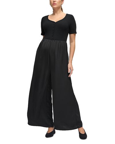 Ingrid & Isabel Ingrid & Isabel Mixed Media Jumpsuit