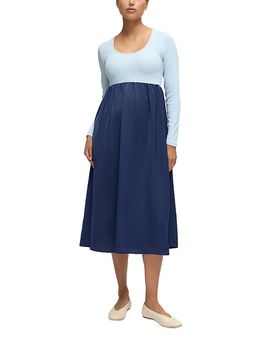 Ingrid & Isabel Ingrid & Isabel Mixed Media Maternity Dress