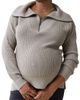 Ingrid & Isabel® Ingrid & Isabel® Quarter Zip Maternity Sweater - 1