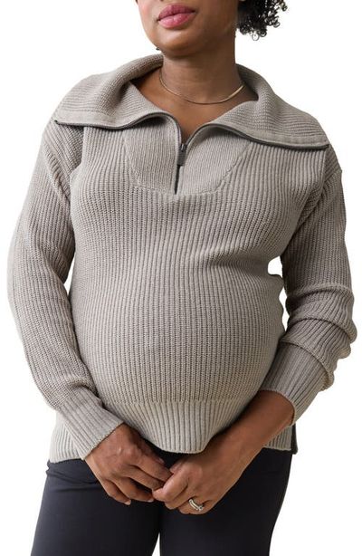 Ingrid & Isabel® Ingrid & Isabel® Quarter Zip Maternity Sweater