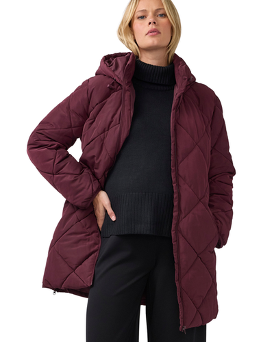 Ingrid & Isabel® Ingrid & Isabel® Quilted Longline Maternity and Postpartum Puffer Jacket