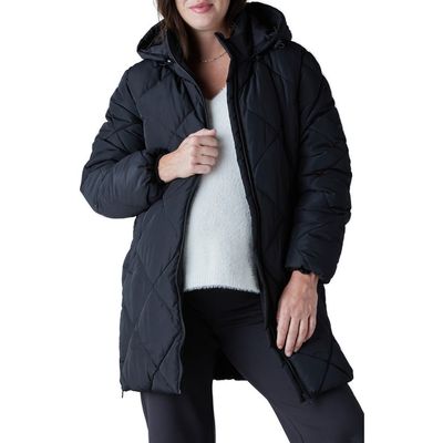 Ingrid & Isabel® Ingrid & Isabel® Quilted Longline Maternity Puffer Coat