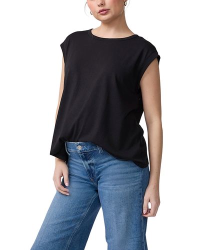 Ingrid & Isabel Ingrid & Isabel Relaxed Crew Neck Cotton Maternity Tank