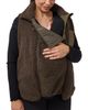 Ingrid & Isabel Ingrid & Isabel Sherpa Maternity Vest with Baby Carrier Insert - 4