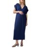 Ingrid & Isabel Ingrid & Isabel Short Sleeve Knit Wrap Maternity Midi Dress - 1