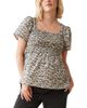 Ingrid & Isabel Ingrid & Isabel Short Sleeve Smocked Top - 1