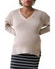 Ingrid & Isabel® Ingrid & Isabel® Side Zip Rib Maternity/Nursing Sweater - 1