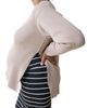 Ingrid & Isabel® Ingrid & Isabel® Side Zip Rib Maternity/Nursing Sweater - 2