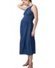 Ingrid & Isabel® Ingrid & Isabel® Sleeveless Chambray Maternity and Nursing Midi Dress - 2