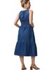 Ingrid & Isabel® Ingrid & Isabel® Sleeveless Chambray Maternity and Nursing Midi Dress - 3