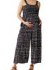 Ingrid & Isabel® Ingrid & Isabel® Smocked Bodice Wide Leg Maternity Jumpsuit - 1