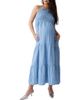 Ingrid & Isabel® Ingrid & Isabel® Smocked Linen Blend Maternity Maxi Dress - 1