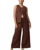 Ingrid & Isabel® Ingrid & Isabel® Smocked Linen Wide Leg Pant - 1