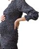 Ingrid & Isabel® Ingrid & Isabel® Smocked Occasion Bracelet Sleeve Sateen Maternity Dress - 3