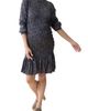 Ingrid & Isabel® Ingrid & Isabel® Smocked Occasion Bracelet Sleeve Sateen Maternity Dress - 5