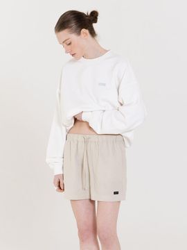 INJIACTIVE Active Nylon Shorts [Beige]