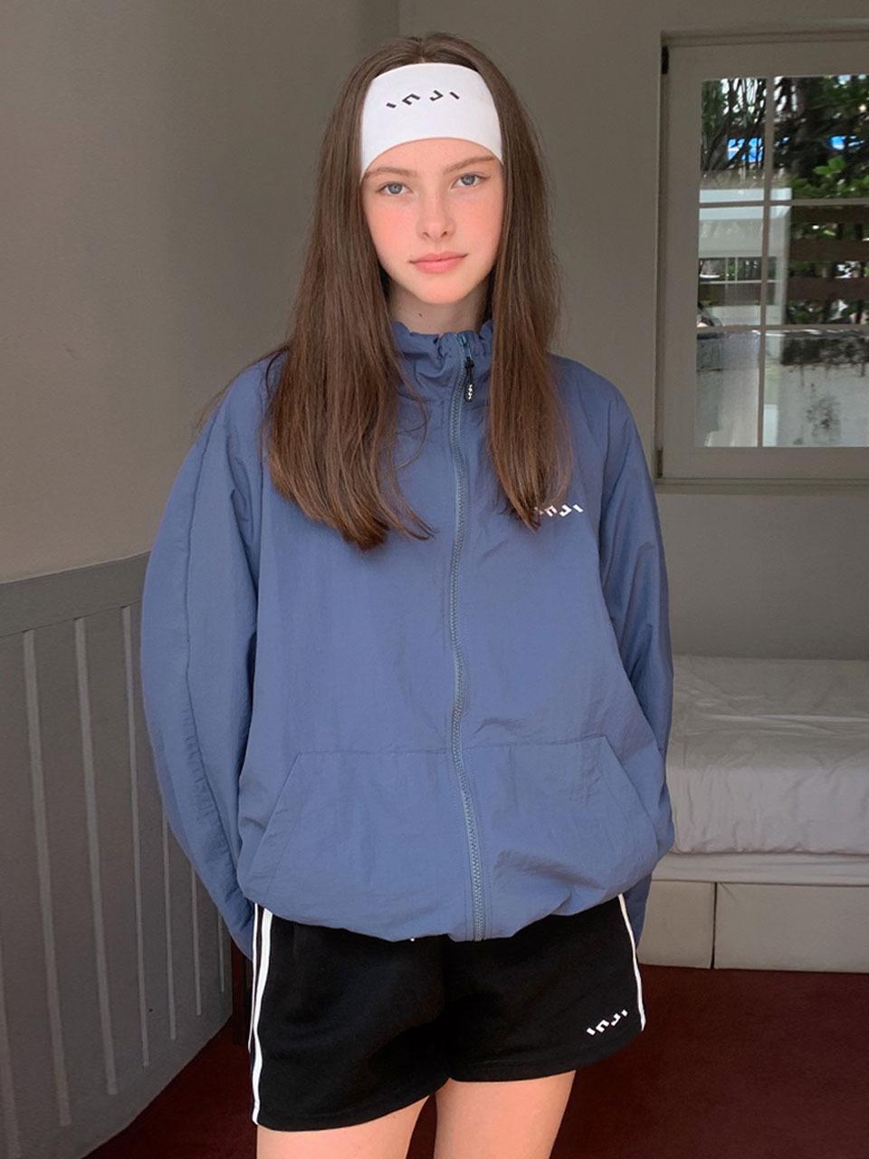 INJIACTIVE Inji Active Nylon Windbreaker Cozy Blue
