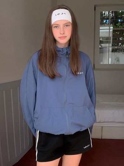 INJIACTIVE Inji Active Nylon Windbreaker Cozy Blue