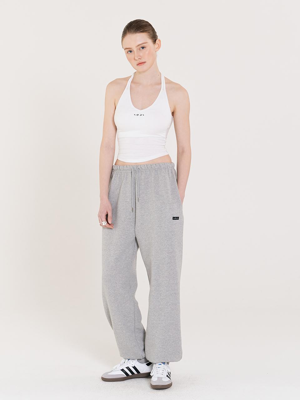 INJIACTIVE Small Logo Jogger Pants [Gray]