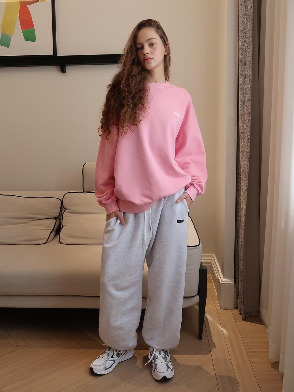 INJIACTIVE Small Logo Jogger Pants [Light Gray]