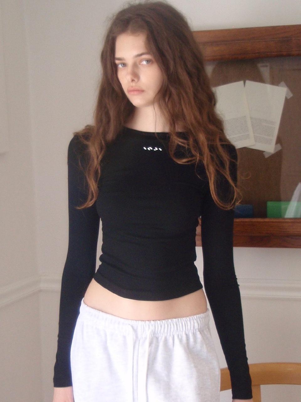 INJIACTIVE Smooth Stretch Long Sleeve Black