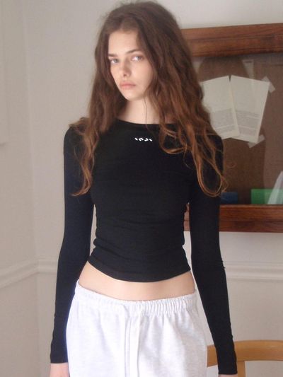 INJIACTIVE Smooth Stretch Long Sleeve Black
