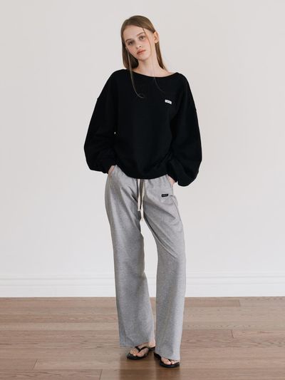 INJIACTIVE Soft Small Logo Sweatpants [Grey]