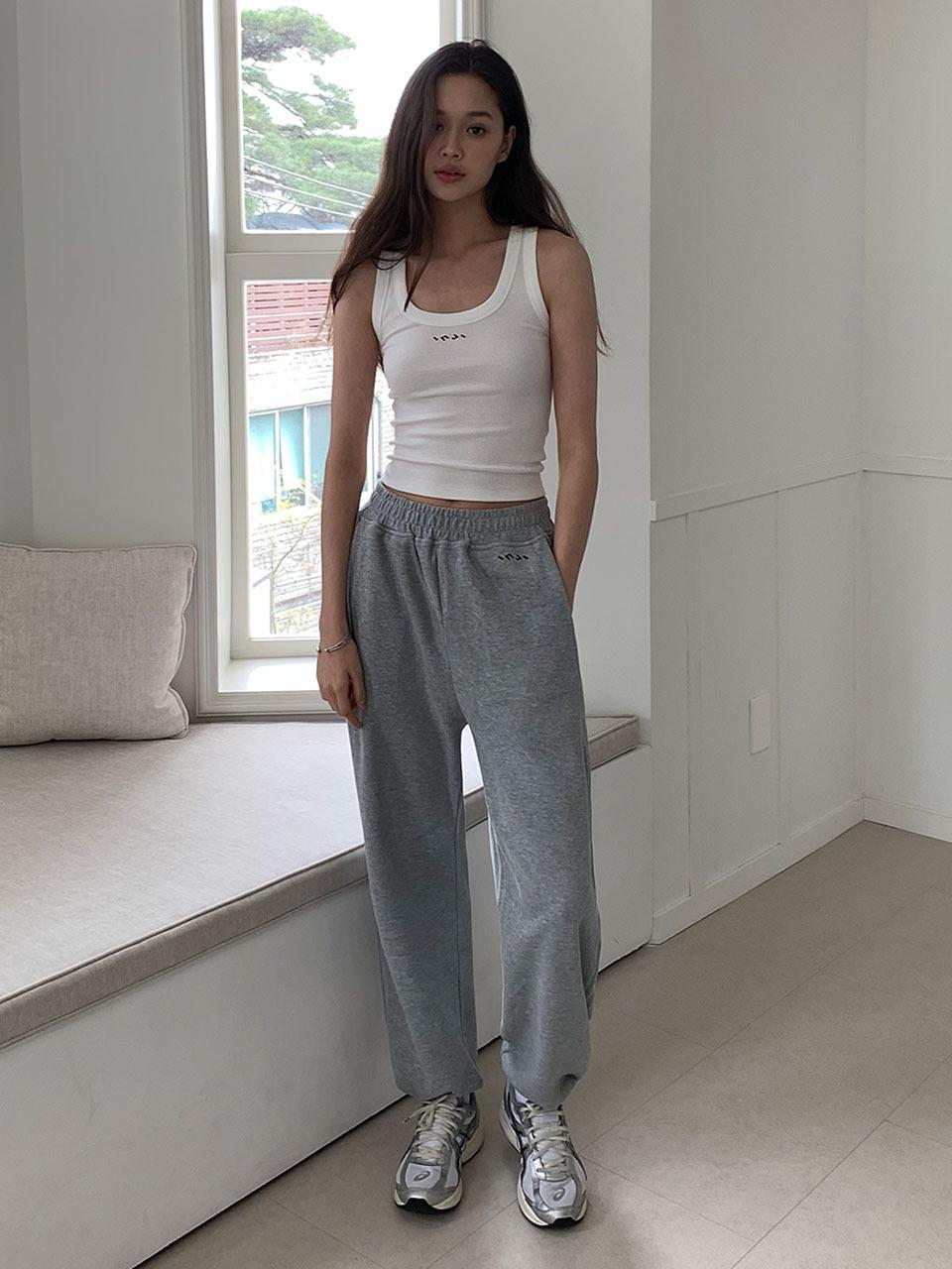 INJIACTIVE Two-Way Soft Touch Sweatpants Gray